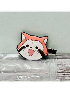Rascal the Raccoon Araiguma Calcal-dan Rubber Figure Clip Japan US Seller